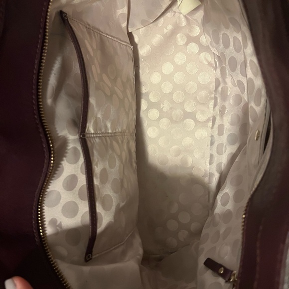 Kate Spade plum coloured tote - Picture 8 of 9